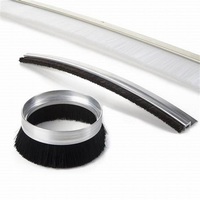 Brosse à bande en aluminium pour porte extérieure Bandes de brosse à bande en nylon