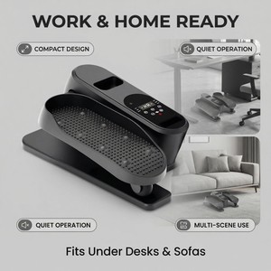 Mini <span class=keywords><strong>Elliptique</strong></span> Portable Électrique en ABS Écologique pour Exercice des Pieds sous le Bureau, Idéal pour le Bureau et la Maison, Fitness Senior, Vente en Gros - Product Image 5