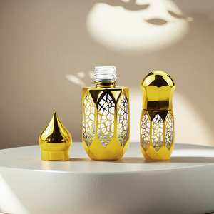 3ML 6ML 12ML Oud Vide Glas-Attar-Rollerflasche Ätherisches Öl Moschus Glas-Roll-on Arabische Parfümöl-Flaschen mit Glasstäbchen - Product Image 5