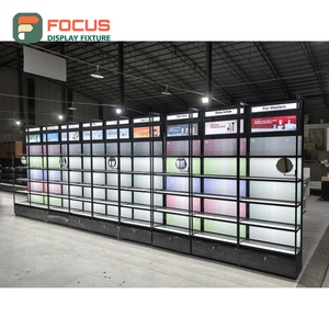 Custom Store Interior Powder Coated Metal Shop Furniture Installation Service Makeup Store Interior Design - Product Image 2