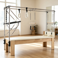 Cadillac Trapeze de Pilates en Bois d'Hévéa Professionnel, Équipement de Fitness et de Gymnastique, Vente en Gros OEM