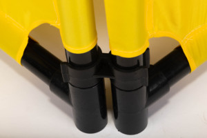Barriera di sicurezza stradale portatile di vendita calda che piega la barriera di traffico di plastica del panno verde - Product Image 5