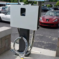 Chargeur rapide DC Emobility pour véhicules électriques 60 kW, station de recharge murale pour véhicules électriques