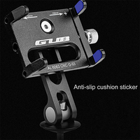 Soporte para Teléfono de Bicicleta con Diseño de Tapa de Manillar, Soporte Impermeable para Teléfono Celular, Soporte Giratorio para Manillar de Bicicleta