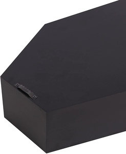 Estante de Pared Multifuncional Moderno y Ecológico de Madera de Bambú de Curious Witch con Ganchos y Rieles para Organización de Herramientas - Product Image 5