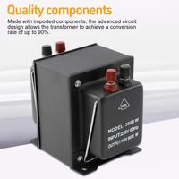 Transformateur de conversion de tension simple 110 V, design compact et durable, pour outils industriels et électronique domestique, facilement transportable
