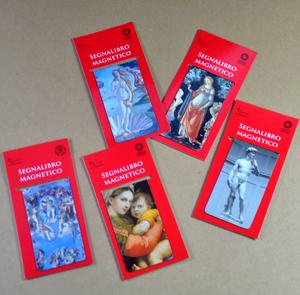 Marcapáginas magnéticas impresas de estilo italiano, marcapáginas de alta calidad, bonito papel plegable, personalizado - Product Image 3