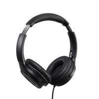 Casque DJ filaire portable léger avec basses profondes stéréo 3,5 mm, câble de 3 m, écouteurs filaires pour musique
