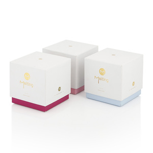 Commercio all'ingrosso Di Carta Cartone Stampato <span class=keywords><strong>2</strong></span> Pezzo Quadrato Candela Confezione Regalo Confezione regalo di Lusso Opaca - Product Image 6