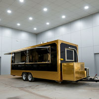 Nouvelle remorque de cuisine mobile SANSHELL FS600 en acier inoxydable avec four à pizza, grill, équipement pour en-cas et bonbons - Résistante à la rouille
