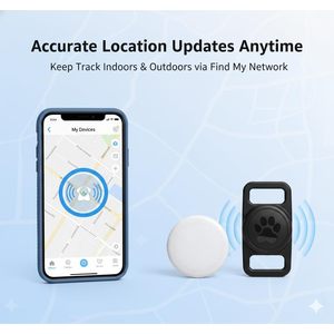 Traceur GPS pour animaux de compagnie AUHKO Noir Bluetooth Suivi en temps réel Application iOS Toutes races - Product Image 6