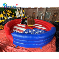 Commercial En Plein Air Enfants Adulte Mécanique Gonflable Bull Rodeo Ride Jeu Gonflable Bull Redeo Riding Machine