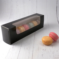 Boîte d'emballage de chocolat doré de noël écologique de luxe gaufrage pour gâteau boulangerie beignet Hotdog restauration sushi ruban diviseur