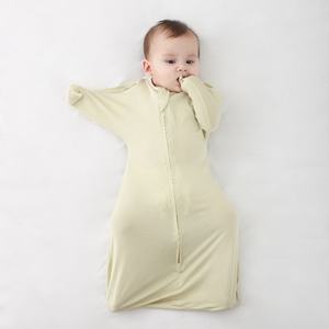 Спальный мешок Solino для новорожденных из органического хлопка с дизайном для рук и рта, на двусторонней молнии, антибактериальный, дышащий - Product Image 4