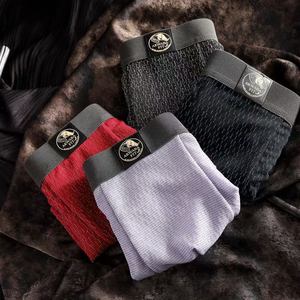 Nuovi <span class=keywords><strong>Boxer</strong></span> da Uomo in Poliestere Traspirante, Elasticizzati, a Tinta Unita, con Design Testurizzato, Stile Semplice a Vita Media, <span class=keywords><strong>Taglie</strong></span> <span class=keywords><strong>Forti</strong></span>, per Vendita all'Ingrosso - Product Image 5