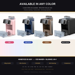 เครื่องทำน้ำแข็ง SOHEF Rapid 2 in <span class=keywords><strong>1</strong></span> อัตโนมัติและเครื่องปั่นสมูทตี้ กำลังมอเตอร์ 150 วัตต์ สำหรับทำน้ำแข็งปั่นสำหรับค็อกเทลแช่แข็งและไวน์ - Product Image 6