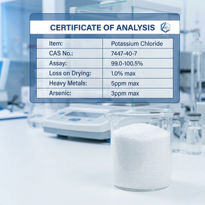 Cloruro de Potasio <span class=keywords><strong>KCl</strong></span> 99.5% Grado Industrial, Polvo Cristalino Blanco para Ablandamiento de Agua, Perforación Petrolera, Tratamiento Térmico, Químicos - Product Image 2