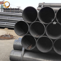 Tubería de Acero al Carbono Soldada ASTM A106 Grado B, Espesor de Pared Estándar Sch40, Hierro Negro Anticorrosión para Apartamentos y Parques