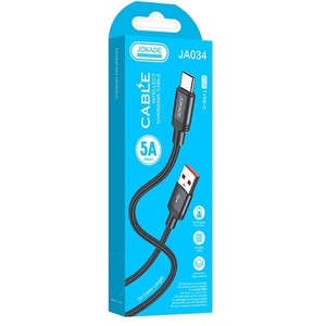 Câble de charge et de synchronisation Jokade 1m USB Type C vers USB A pour transfert de données rapide et alimentation électrique - Product Image 6