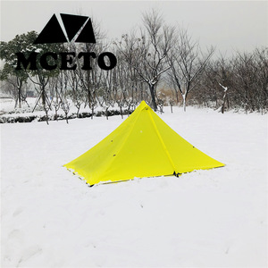 MCETO Pyramid <b>Tent</b> 1 Person Ultralight Double Layer <b>Waterproof</b> Outdoor Camping Shelter Four Seasons Use - Product Image 4