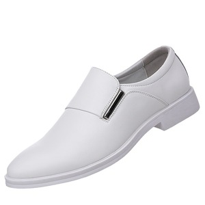 Mocassins Homme en Cuir Véritable à Enfiler, Bout Pointu Uni, Respirants, Chaussures Habillées d'Été pour Mariage - Product Image 5