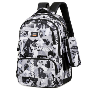 Logo personalizzato moda ultimi libri alti impermeabile Teen Top College tela da viaggio studenti borsa zaino <span class=keywords><strong>per</strong></span> ragazze e ragazzi - Product Image 4