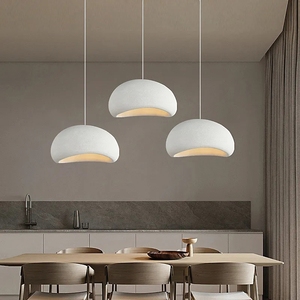 Luminaire suspendu japonais Wabi Sabi E27, style minimaliste loft, pour maison et restaurant - Product Image 1