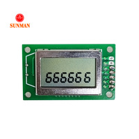 Module LCD Afficheur à segments 6 chiffres TN Transflectif positif Jauge de carburant E-F Bar 5V SML06282