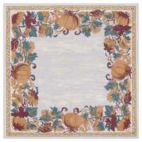 Housse de table de mahjong personnalisée en similicuir mat motif citrouille d'automne, tapis de jeu décoratif pour les fêtes, vente en gros