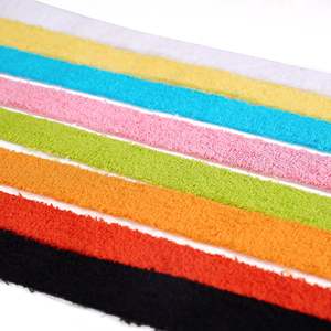 Bande adhésive antidérapante en coton pour raquettes de badminton, tennis de table et tennis, orange, rouge, blanc, bleu, vert, noir, jaune, personnalisable - Product Image 1