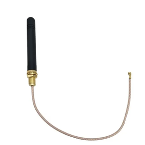 Factory-Customized Bolt-Through Screw-Mount Mini Indoor Circular 2.4GHz <b>WiFi</b> Slim Whip Antenna with RG316 <b>Cable</b> and UFL - Product Image 1