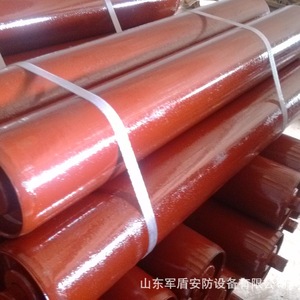 ลูกกลิ้งสายพานลำเลียงแบบเคลือบยาง ลูกกลิ้งขนานสำหรับงานเหมือง ทนทาน - Product Image 2
