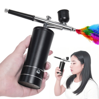 Kit d'aérographe à action unique portable amélioré avec compresseur pour la peinture artistique