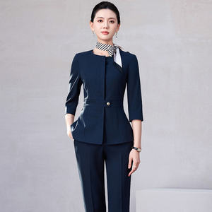 Costume tailleur femme 2026 Nouvelle collection été pour entretien, tenue de réception, combinaison formelle fine - Product Image 4