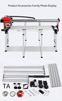 Machine multifonctionnelle de découpe de carreaux à jet d'eau sans poussière Coupe-carreaux de bureau Machine à border le marbre