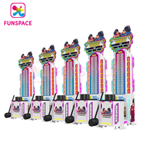 Fun spaces Big Punch Box hammer Schlagen Münz betriebene Einlösung Arcade Sportspiel Stanz maschine
