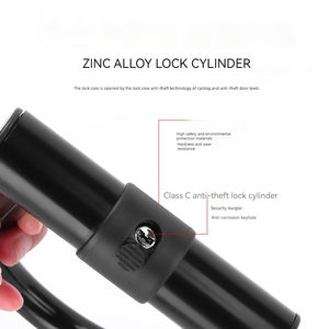 Haute sécurité Kettingslot <span class=keywords><strong>ART</strong></span> 3 avec clés sécurité <span class=keywords><strong>antivol</strong></span> vélo serrure pour vélo moto Cycle U serrure - Product Image 4