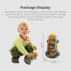 Juego de 30 Figuras de Animales del Zoológico en 3D, Realistas, para Decoración del Hogar, Juguetes de Animales Salvajes de PVC para la Cognición Temprana de los Niños - Product Image 6