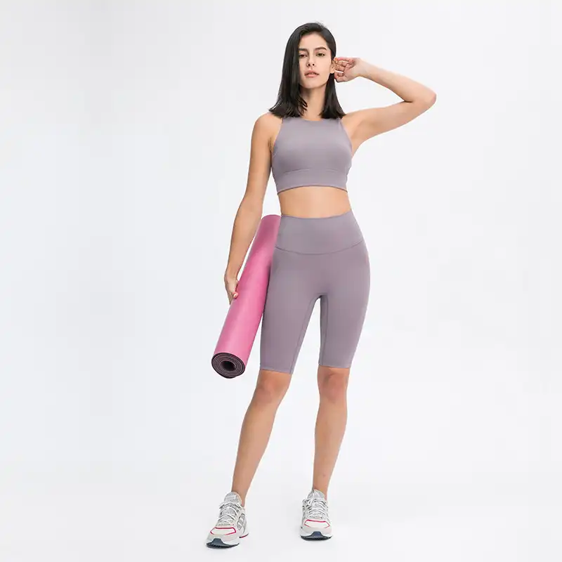 Frauen Workout Yoga Shorts Hohe Taille Push Up Gym Shorts Scrunch Rüschen Butt Lifting Sport Kurze Hosen //
