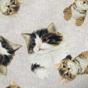 Bán Buôn Tùy Chỉnh In Kỹ Thuật Số Mèo Thiết Kế Trên 95 Bông 5Spandex Pháp Terry Vải Dệt Kim Cho Quần Áo - Product Image 4