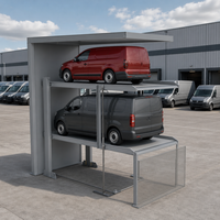 Système de levage de stationnement à deux poteaux pour un seul véhicule en sous-sol