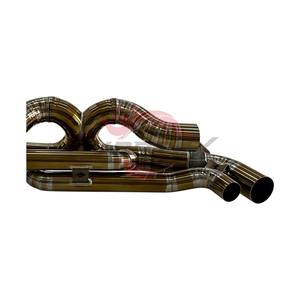 Sistema de Escape Valvetronic de Titanio de Alto Rendimiento Vortex para Porsche 992 Carrera 992 Turbo S, Acabado Azul Quemado Pulido a Espejo - Product Image 3