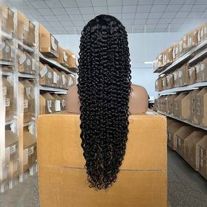 Perruques de cheveux pour Africains Perruques <span class=keywords><strong>Aliexpress</strong></span> Échantillon Gratuit Perruques de Cheveux Humains Tissés de Haute Qualité Inde Prix Abordable Personnalisé Noir - Product Image 2