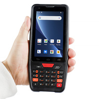 Escáner de código de barras láser PDA de mano 4G 4,0 pulgadas IP67 Industrial resistente al agua Android 12 Pda de mano 1D 2D