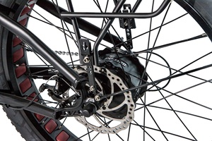 caliente de alta potencia de alta calidad de motor de cubo sin escobillas ebike grasa de neumáticos de bicicleta eléctrica - Product Image 2