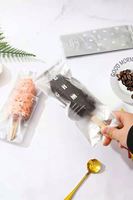 Sacs d'emballage en plastique transparent biodégradable pour bâtonnets glacés, impression personnalisée en héliogravure, antistatiques, pour la vente en gros de crèmes glacées