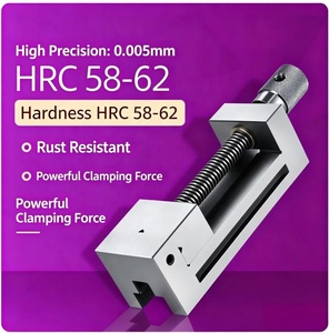 Étau <span class=keywords><strong>de</strong></span> serrage <span class=keywords><strong>de</strong></span> précision QGG pour machine-outil, en acier allié haute précision 0,005 mm, pour rectification CNC, électroérosion, découpe <span class=keywords><strong>de</strong></span> fil et fraisage - Product Image 1