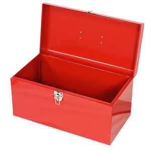 Boîte à <span class=keywords><strong>outils</strong></span> épaissie détachable rouge à double couche en <span class=keywords><strong>acier</strong></span> laminé à froid portable de taille personnalisée - Product Image 1