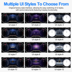 จอแสดงผลดิจิตอล LCD ขนาด 12.3 นิ้ว สำหรับ Mercedes-Benz GLE ปี 2015-2019 แผงหน้าปัดมาตรวัดความเร็วเสมือนจริง - Product Image 2
