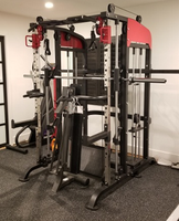 Mesin smith komersial mesin Crossover kabel Multi fungsional mesin Smith rumah Gym dengan latihan angkat beban mesin Smith